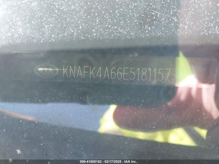 2014 Kia Forte Lx VIN: KNAFK4A66E5181157 Lot: 41605182