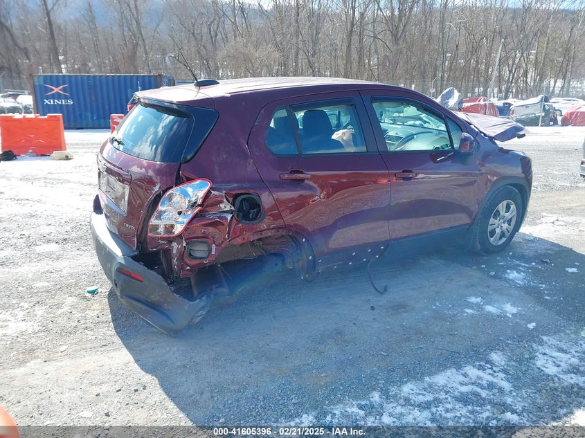2016 CHEVROLET TRAX 1LS - 3GNCJKSB5GL118960