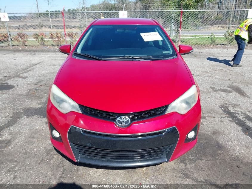 2015 Toyota Corolla S VIN: 2T1BURHE6FC362513 Lot: 41606458