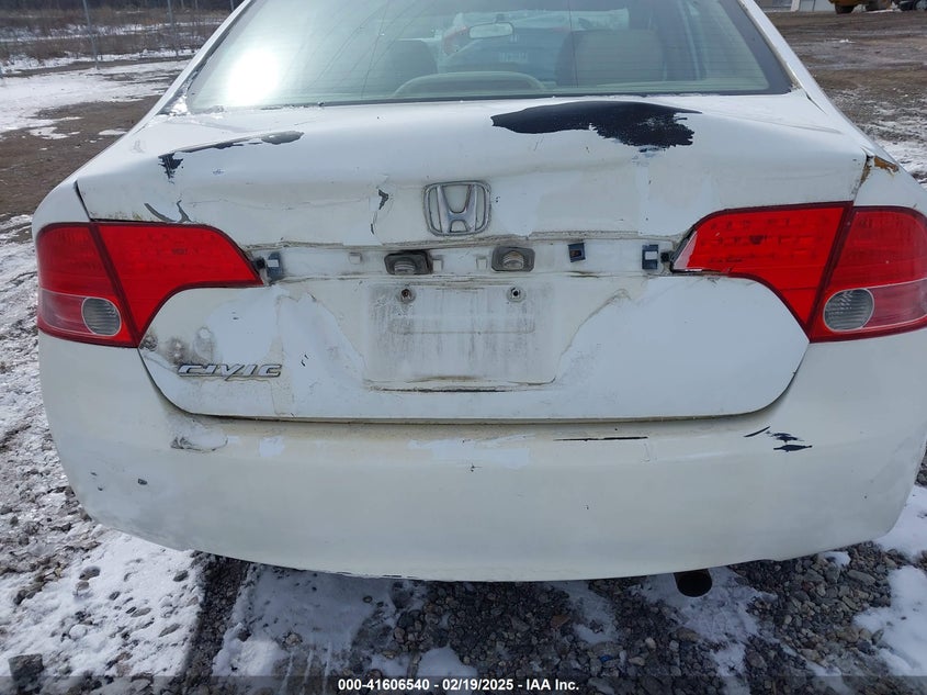 2008 HONDA CIVIC VIN: 2HGFA16918H332086