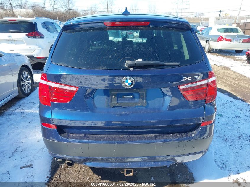 2012 BMW X3 xDrive28I VIN: 5UXWX5C53CL724986 Lot: 41606581