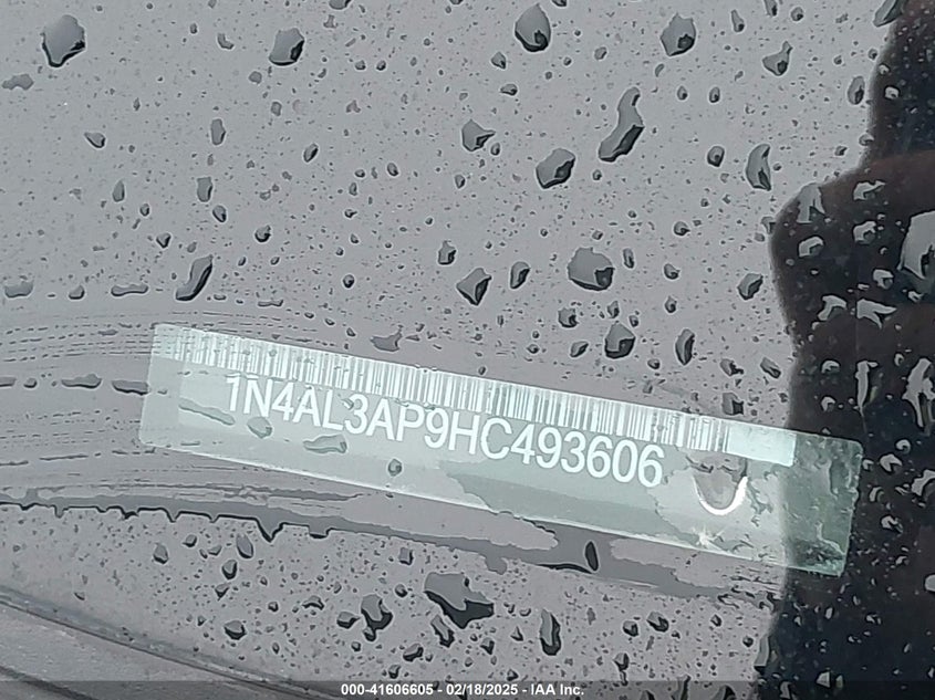 2017 NISSAN ALTIMA 2.5 SR - 1N4AL3AP9HC493606