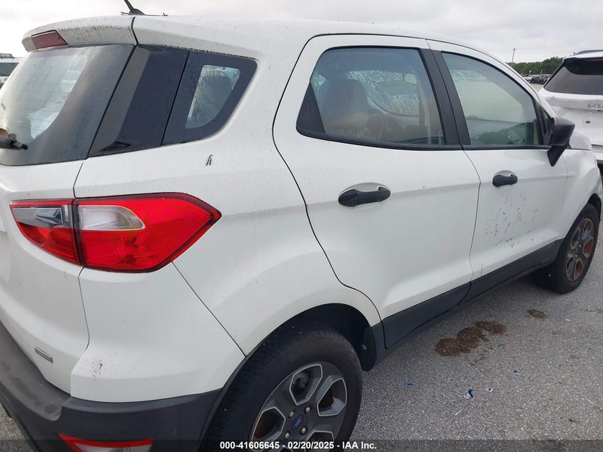 VIN MAJ3S2FE7KC295840 2019 FORD ECOSPORT S