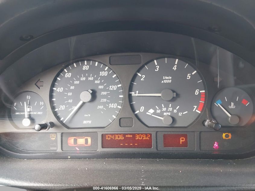 2002 BMW 325Ci VIN: WBABS33462JY59719 Lot: 41606966