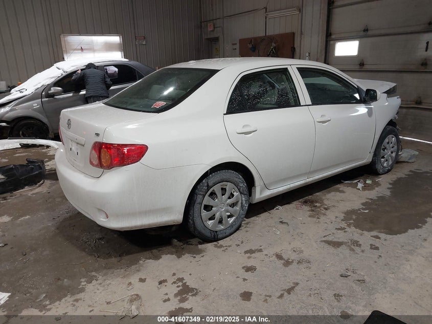 2009 TOYOTA COROLLA VIN: JTDBL40E199056217
