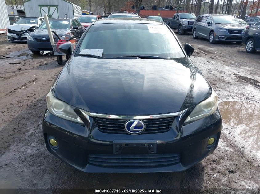 2011 Lexus Ct 200H Premium VIN: JTHKD5BH0B2020073 Lot: 41607713