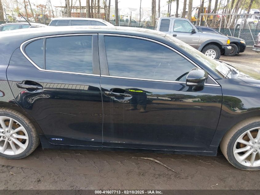 2011 Lexus Ct 200H Premium VIN: JTHKD5BH0B2020073 Lot: 41607713