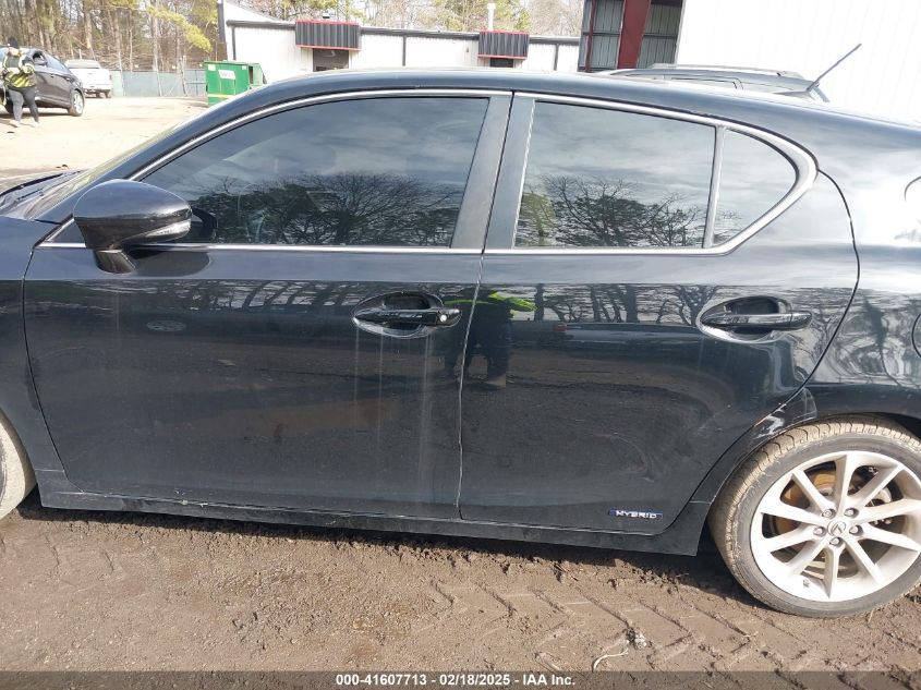 2011 Lexus Ct 200H Premium VIN: JTHKD5BH0B2020073 Lot: 41607713