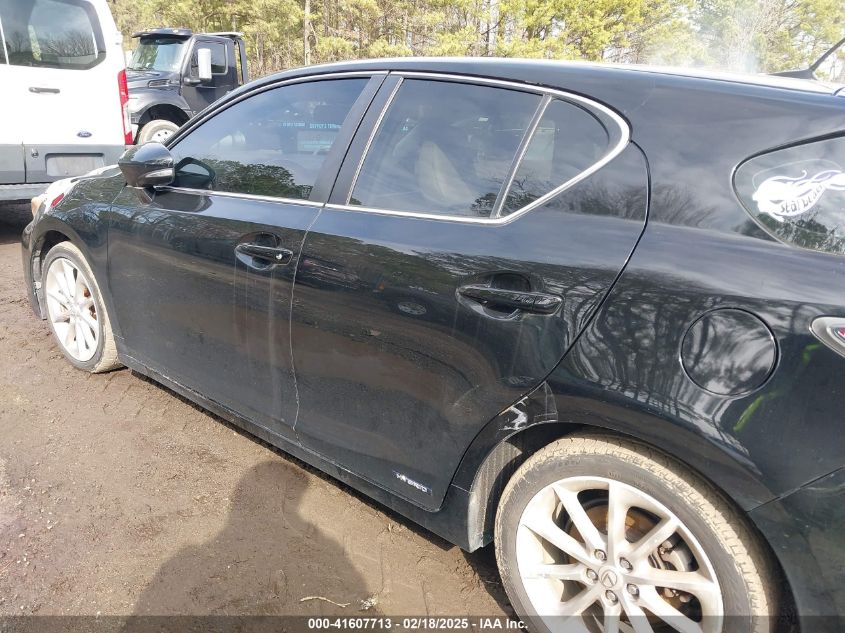 2011 Lexus Ct 200H Premium VIN: JTHKD5BH0B2020073 Lot: 41607713