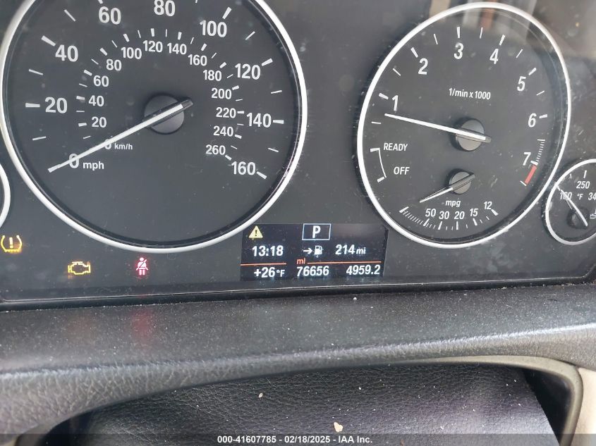 2015 BMW 320I VIN: WBA3B1G59FNT03835 Lot: 41607785