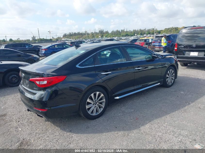 2017 HYUNDAI SONATA SPORT - 5NPE34AF0HH529891