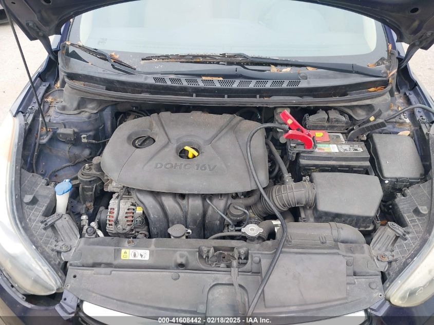 2013 Hyundai Elantra Gls VIN: 5NPDH4AE9DH198436 Lot: 41608442