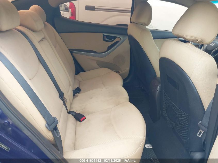 2013 Hyundai Elantra Gls VIN: 5NPDH4AE9DH198436 Lot: 41608442