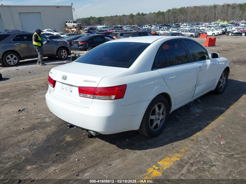 2006 HYUNDAI SONATA VIN: 5NPEU46F76H058938