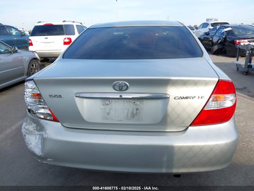 2003 Toyota Camry Le VIN: 4T1BE32K93U690995 Lot: 41608775