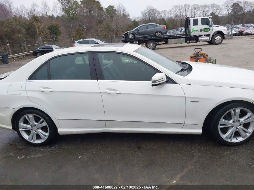 2012 Mercedes-Benz E 350 VIN: WDDHF5KB3CA578630 Lot: 41608827