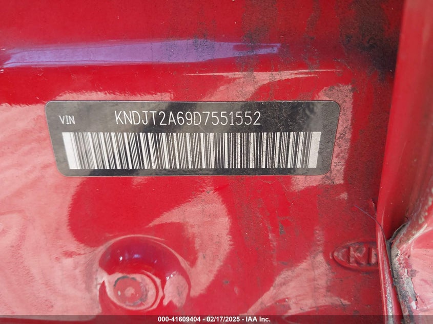 2013 KIA SOUL VIN: KNDJT2A69D7551552