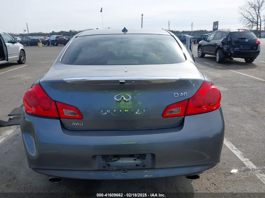 2015 Infiniti Q40 VIN: JN1CV6AR3FM650007 Lot: 41609662