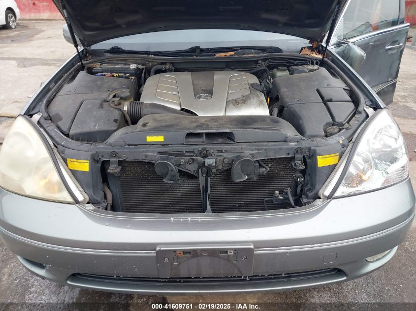 2003 Lexus Ls 430 VIN: JTHBN30F130116472 Lot: 41609751