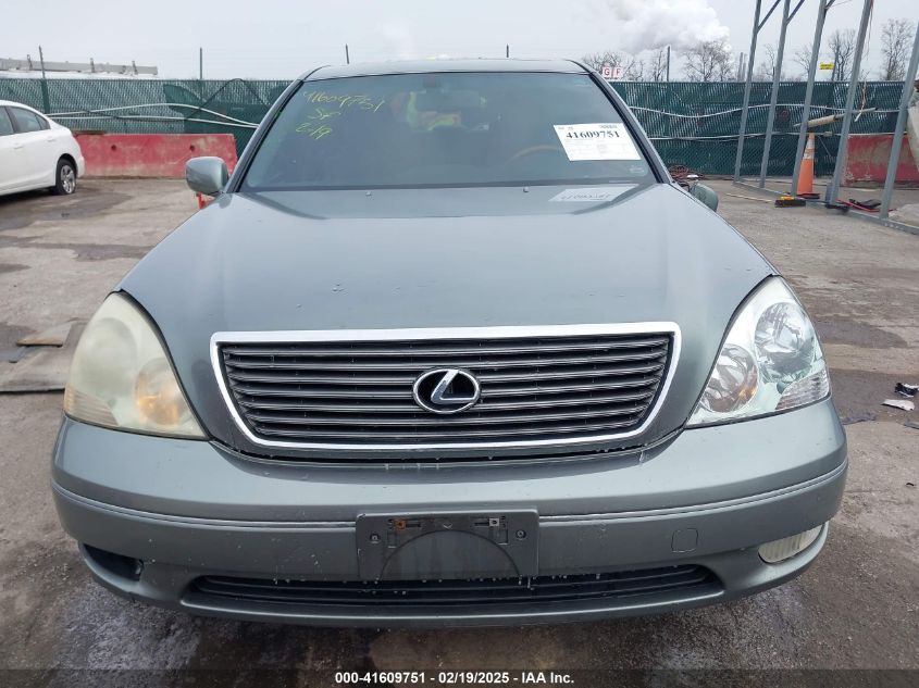 2003 Lexus Ls 430 VIN: JTHBN30F130116472 Lot: 41609751