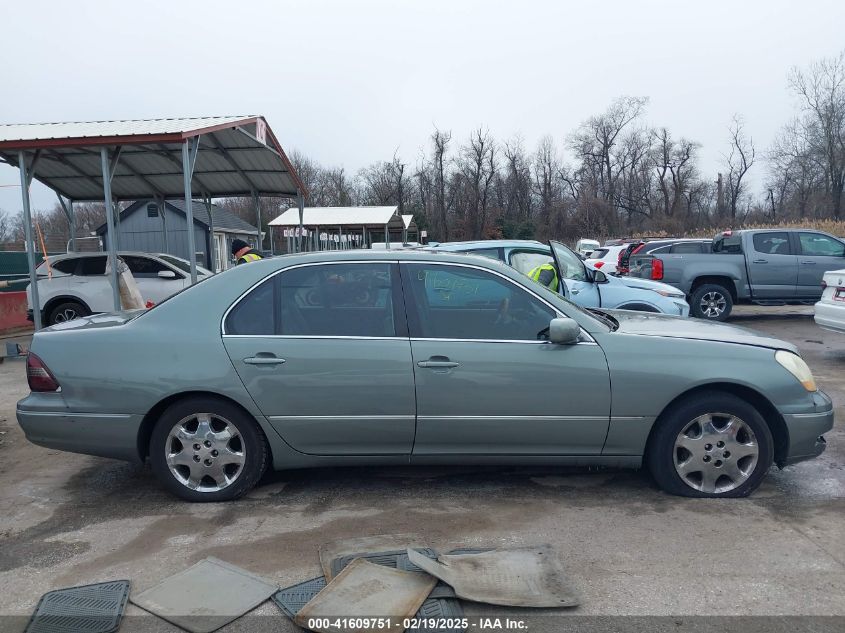 2003 Lexus Ls 430 VIN: JTHBN30F130116472 Lot: 41609751