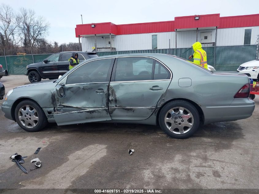 2003 Lexus Ls 430 VIN: JTHBN30F130116472 Lot: 41609751