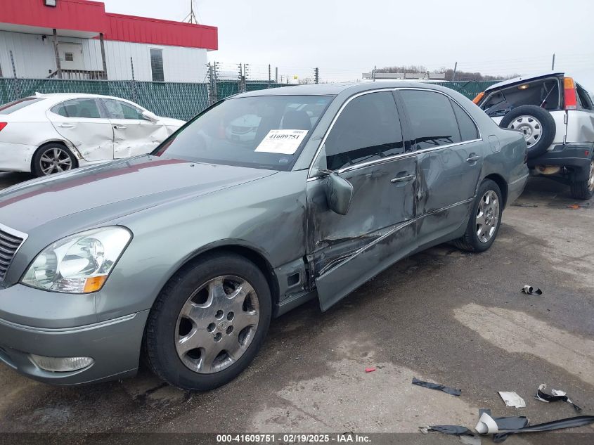 2003 Lexus Ls 430 VIN: JTHBN30F130116472 Lot: 41609751