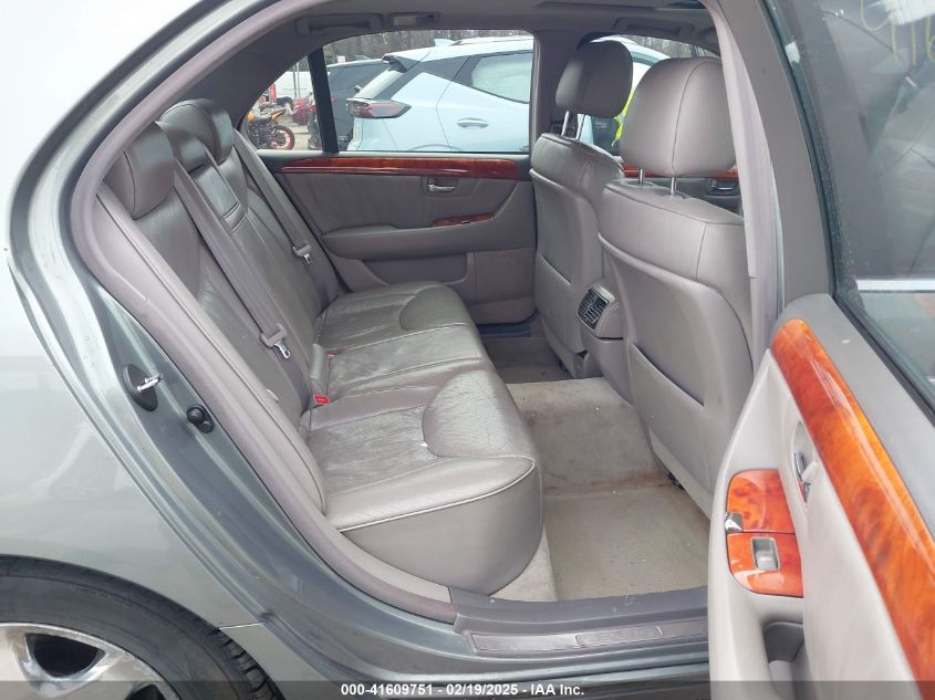 2003 Lexus Ls 430 VIN: JTHBN30F130116472 Lot: 41609751