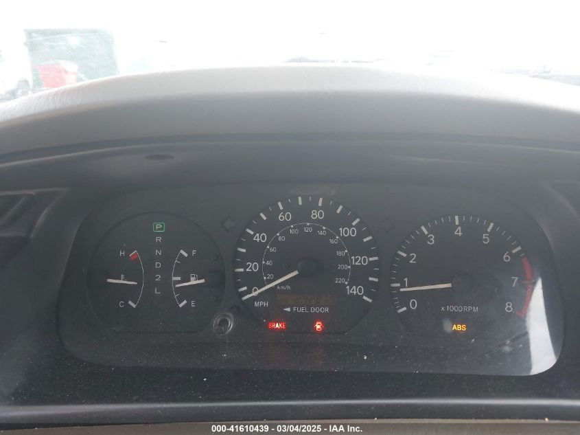 2000 Toyota Camry Xle VIN: JT2BG28K9Y0395225 Lot: 41610439