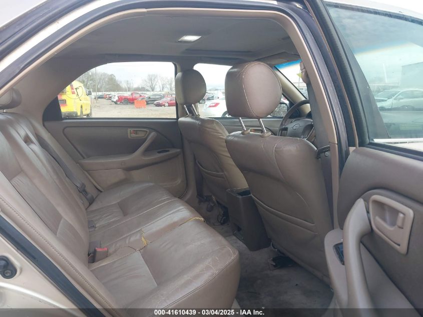 2000 Toyota Camry Xle VIN: JT2BG28K9Y0395225 Lot: 41610439