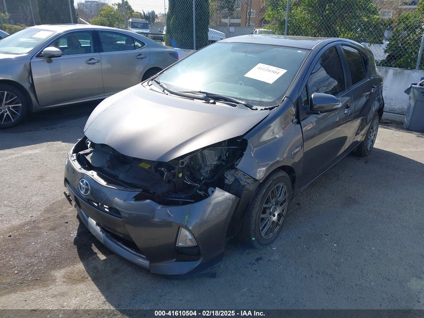 2012 TOYOTA PRIUS C VIN: JTDKDTB38C1008772