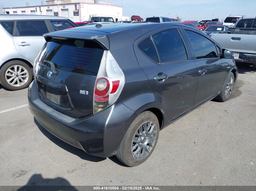 2012 TOYOTA PRIUS C VIN: JTDKDTB38C1008772