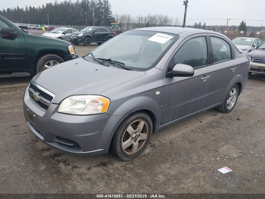 2007 CHEVROLET AVEO VIN: KL1TD55647B160576