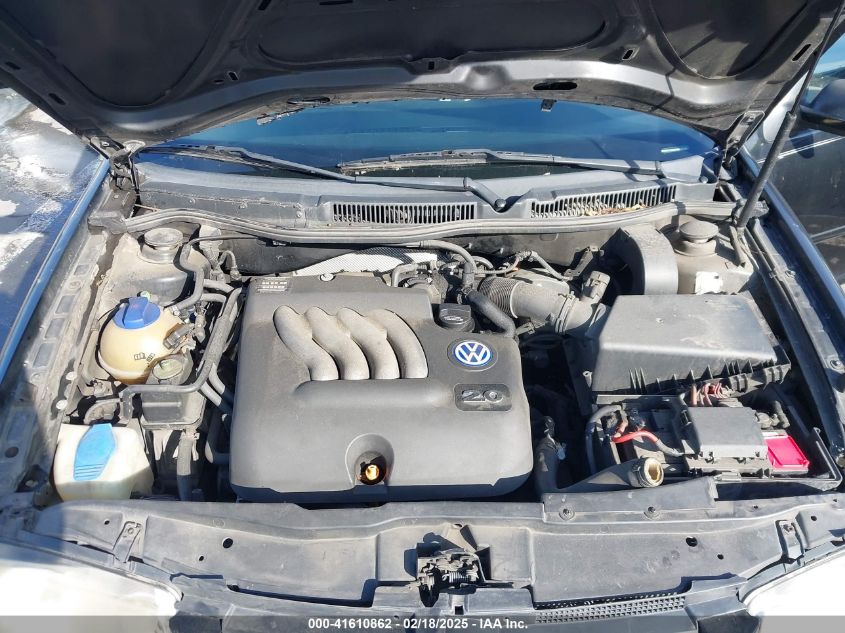 2000 Volkswagen Jetta Gls VIN: 3VWSA29M3YM047424 Lot: 41610862