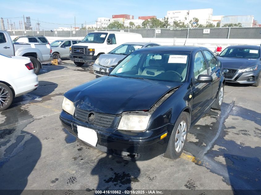 2000 Volkswagen Jetta Gls VIN: 3VWSA29M3YM047424 Lot: 41610862