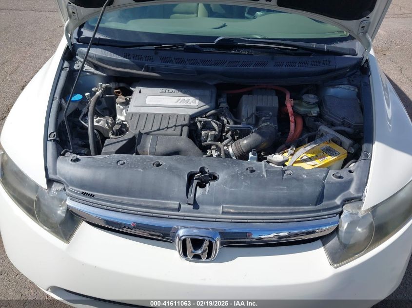 2008 Honda Civic Hybrid VIN: JHMFA36228S013798 Lot: 42914019