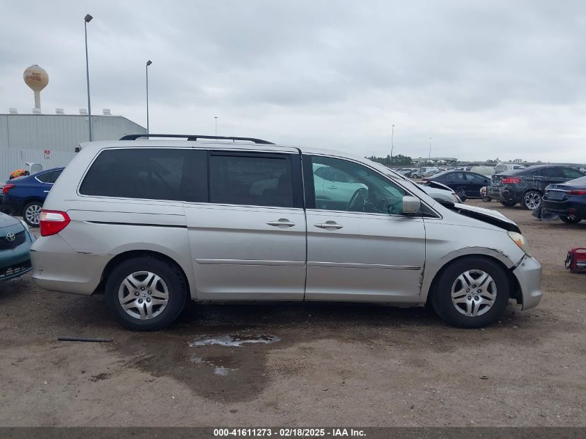 2007 Honda Odyssey Ex-L VIN: 5FNRL38707B460269 Lot: 41611273