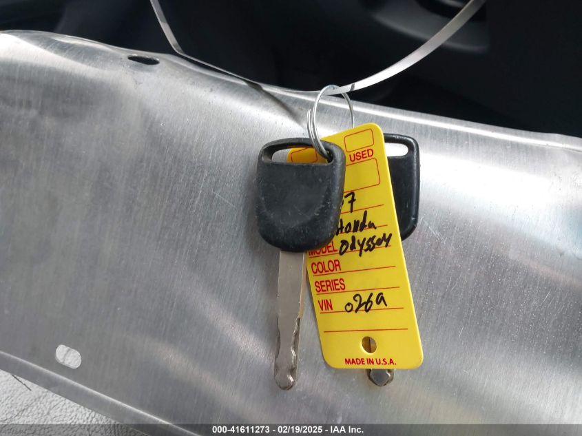 2007 Honda Odyssey Ex-L VIN: 5FNRL38707B460269 Lot: 41611273