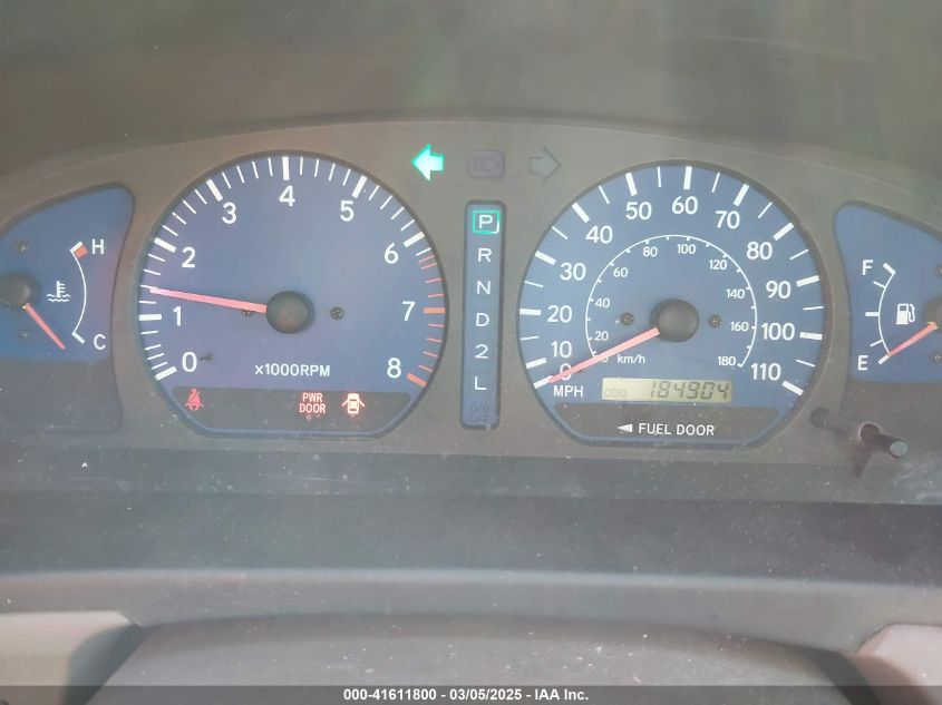 2001 Toyota Sienna Le VIN: 4T3ZF13C41U368485 Lot: 41611800