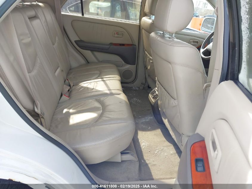 2000 Lexus Rx 300 VIN: JT6HF10UXY0132714 Lot: 41611808