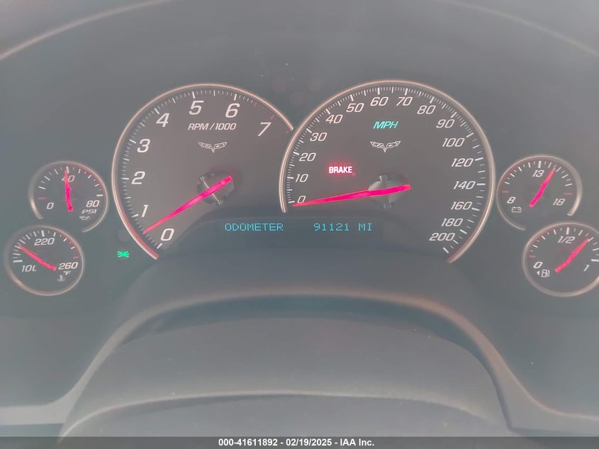 2008 CHEVROLET CORVETTE VIN: 1G1YY25W485118824