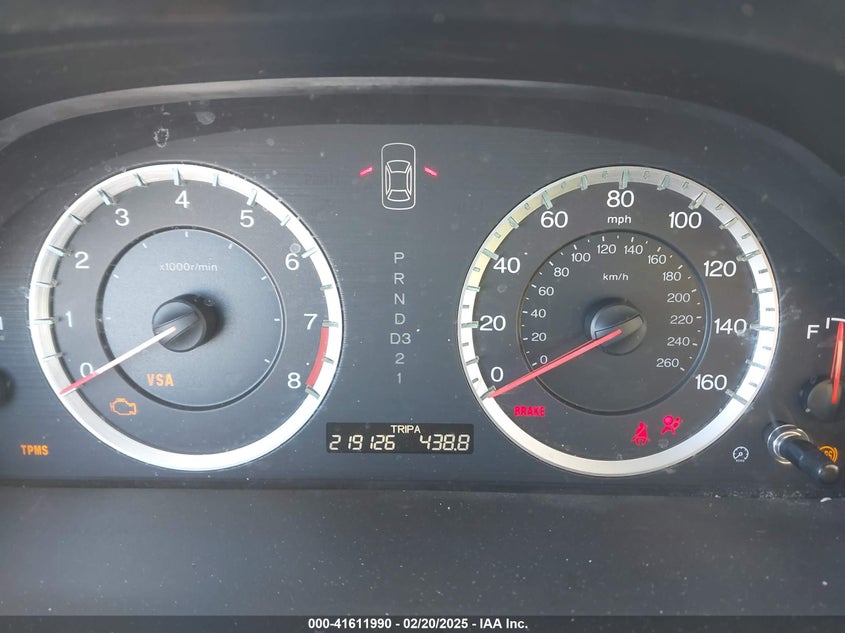 2008 HONDA ACCORD VIN: 1HGCP26778A042469
