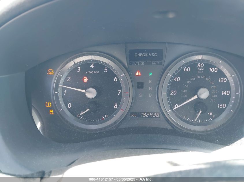 2009 Lexus Es 350 VIN: JTHBJ46G692298488 Lot: 41612157