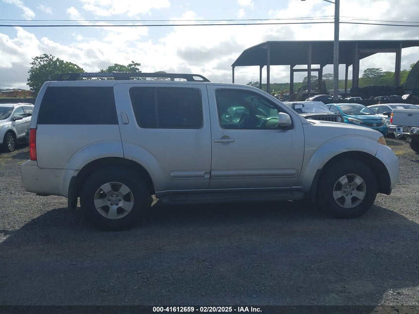 2006 NISSAN PATHFINDER VIN: 5N1AR18W36C630218