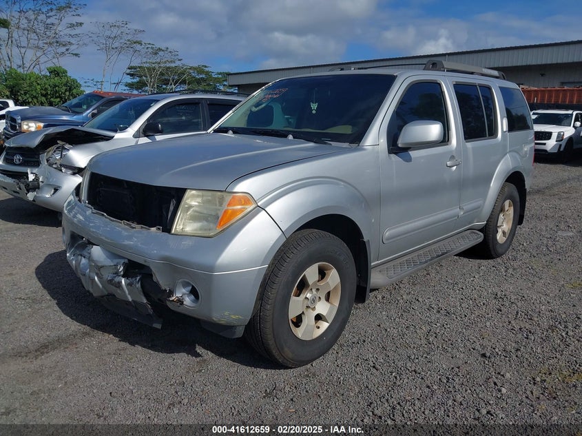2006 NISSAN PATHFINDER VIN: 5N1AR18W36C630218