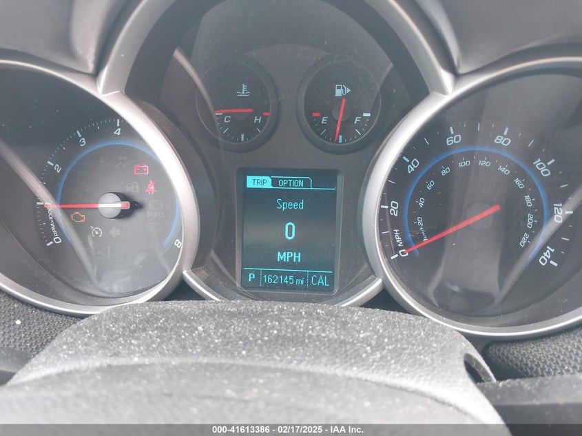 2013 CHEVROLET CRUZE VIN: 1G1PE5SB0D7162714