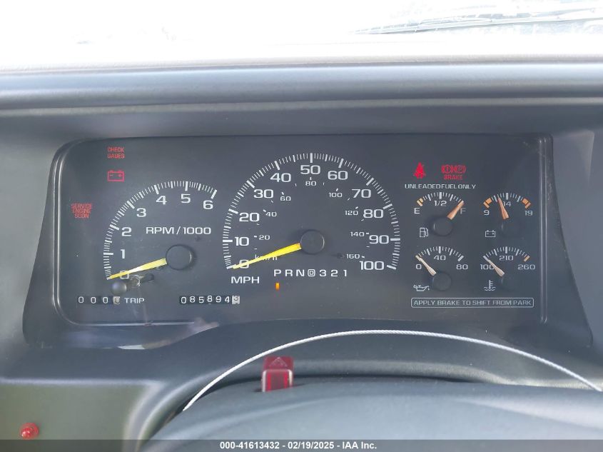 1999 Chevrolet Tahoe Ls VIN: 1GNEK13RXXJ475506 Lot: 41613432