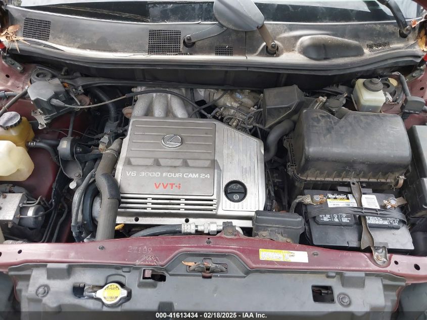 2000 Lexus Rx 300 VIN: JT6HF10U6Y0144388 Lot: 41613434