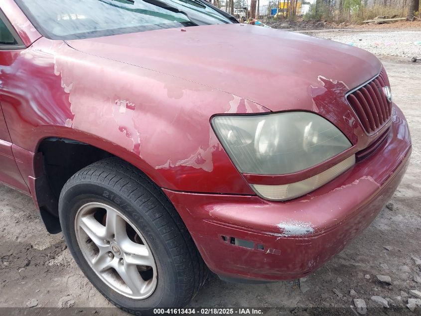 2000 Lexus Rx 300 VIN: JT6HF10U6Y0144388 Lot: 41613434