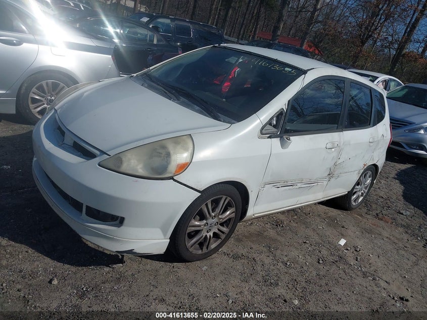 2007 HONDA FIT VIN: JHMGD38657S041251